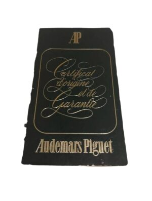 AUDEMARS PIGUET GARANZIA BA 6008
