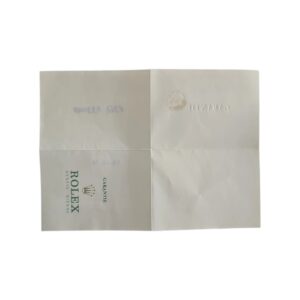 Garanzia Rolex cartacea non traforata