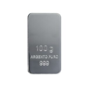Lingotto argento blisterato da 100g