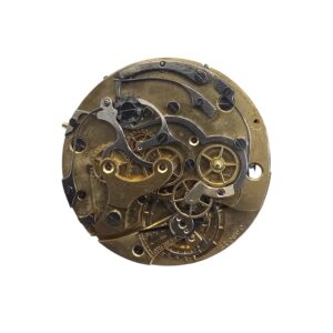 Movimento Cronografo Vintage Gander Watch da Tasca con Quadrante Smaltato e Scala Tachimetrica