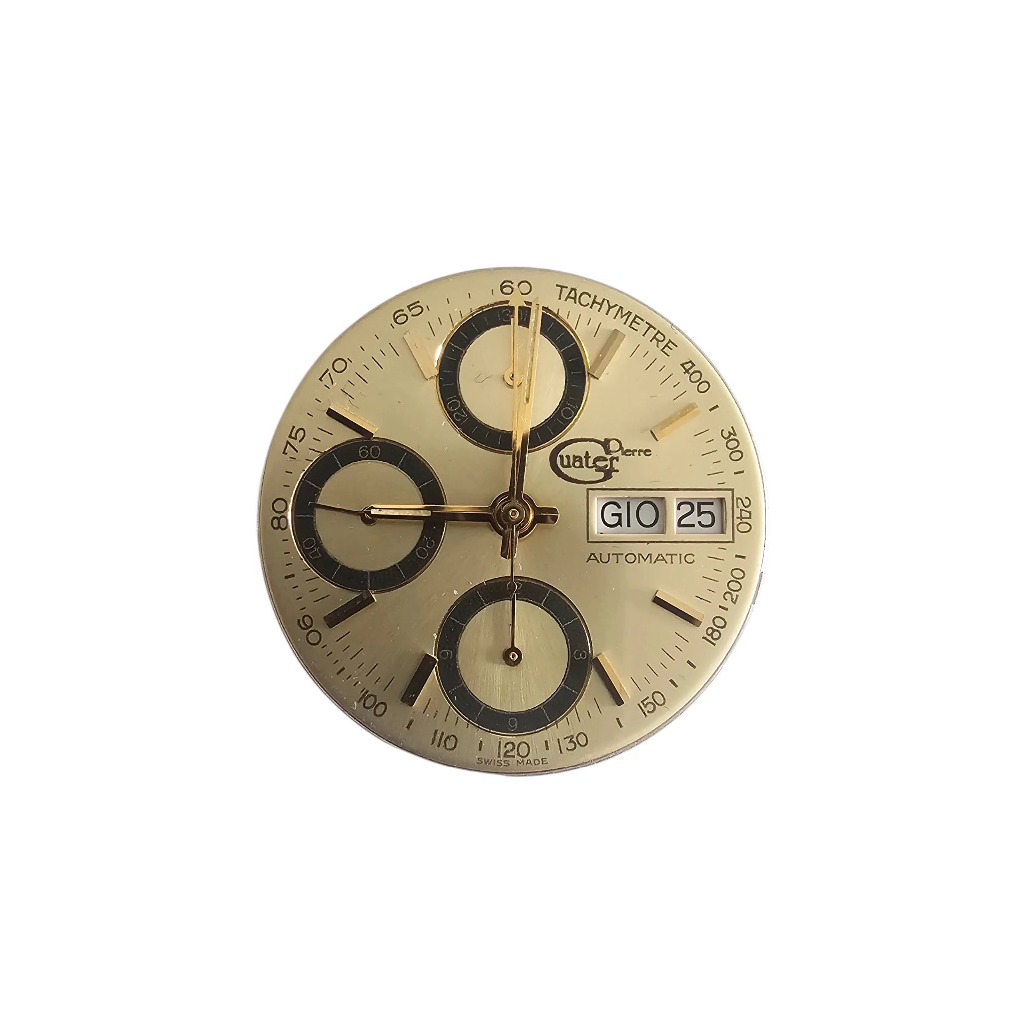 Movimento Cronografo Automatico Valjoux / ETA 7750 a 25 Jewels con Quadrante e Minuteria - immagine 4