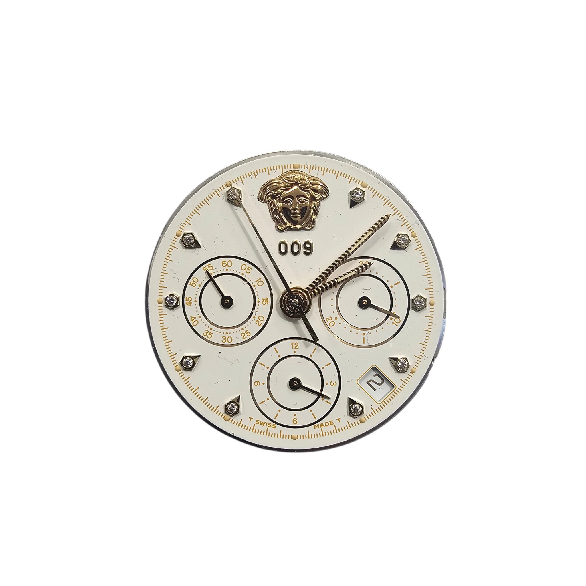 Movimento Cronografo Automatico Modulare ETA 2892-A2 con Modulo Dubois-Dépraz firmato Gianni Versace (27 Jewels) - immagine 3